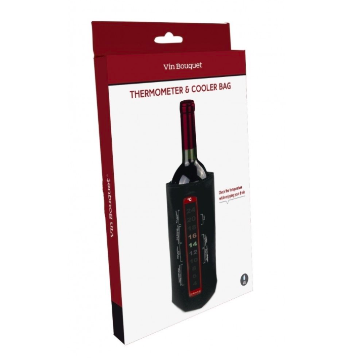PORTA BOTELLA C/TERMOMETRO VIN BOUQUET