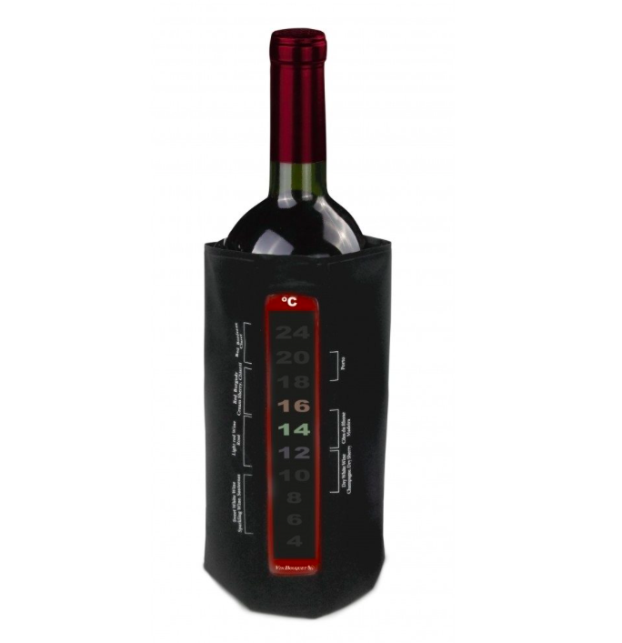 PORTA BOTELLA C/TERMOMETRO VIN BOUQUET