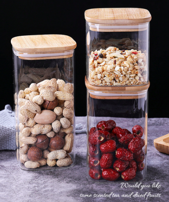 FRASCO BOROSILICATO T/BAMBU 300ML