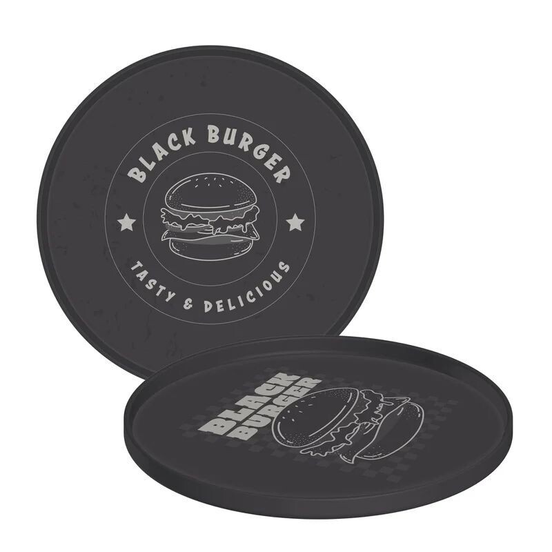 PLATO HAMBURGUESA GRIS TRAMONTINA