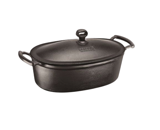 OLLA OVAL DE HIERRO 5LTS ESTILO PANELA MINEIRA