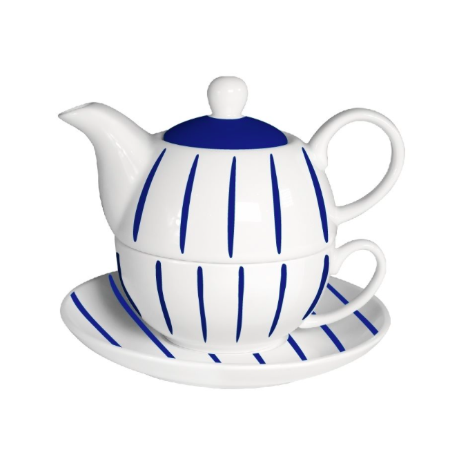 TEA FOR ONE LINEAS AZUL