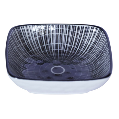 BOWL CUADRADO 12X12 LINEAS/CIRCULOS  SELECTA