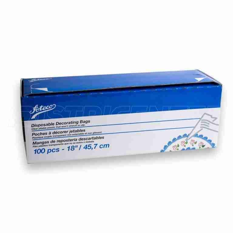 ATECO MANGA DESCARTABLE BIODEGRAD 45 CM CAJA  X100 N°18