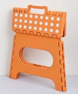 BANQUETA PLEGABLE NARANJA