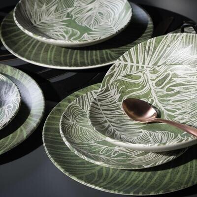 PLATO HONDO 21CM PLATINUM HERBARIUM PORTO BRASIL