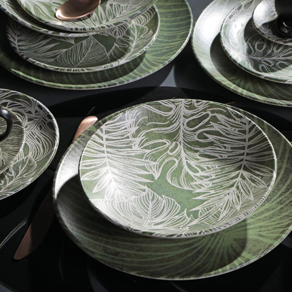 PLATO HONDO 21CM PLATINUM HERBARIUM PORTO BRASIL