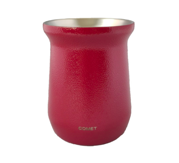 MATE ACERO INOX 160ML BORDEAU COMET