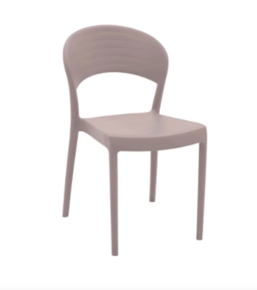 SILLA SISSI RESPALDO CERRADO BEIGE TRAMONTINA