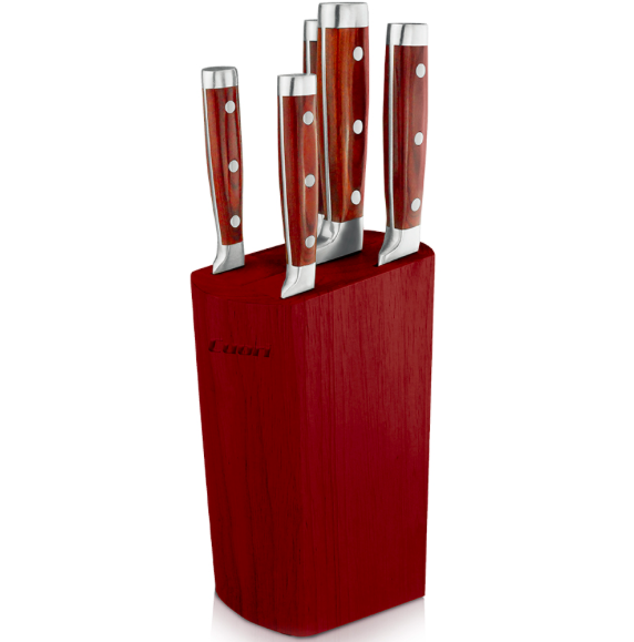 SET TACO CON 6 CUCHILLOS CUORI