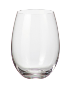 SET X 6 VASOS 430CC CRISTALLIN  BOHEMIA