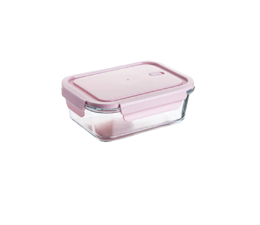 RECIPIENTE RECT DE VIDRIO 1050ML RED CHERRY