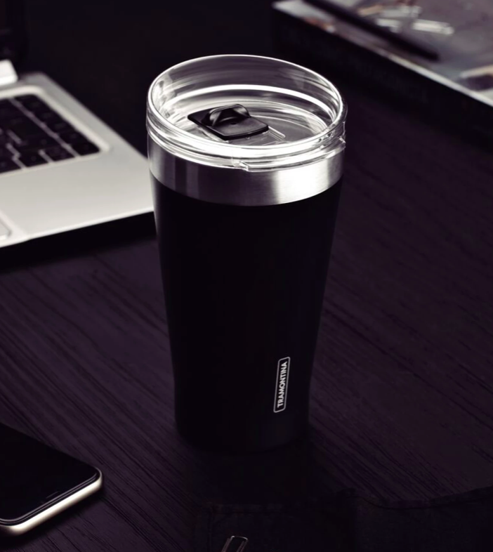 VASO TERMICO 550ML NEGRO TRAMONTINA
