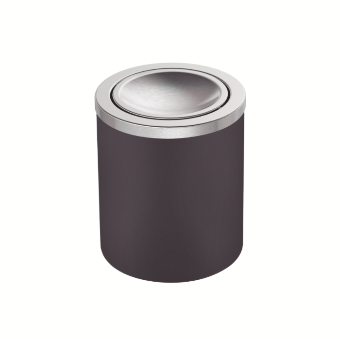 BASURERO 5LTS TAPA BASCULANTE NEGRO TRAMONTINA