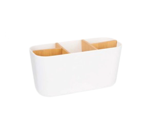 ORGANIZADOR 5 DIVISIONES BAMBU BLANCO BERILO