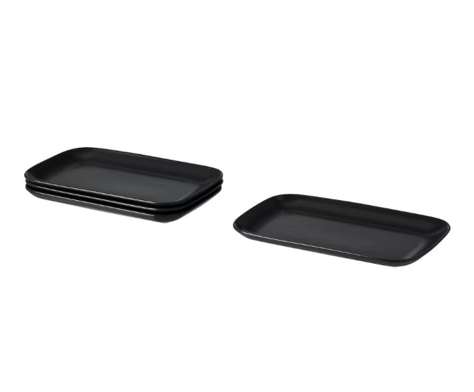 FUENTE DE LOZA SELECTA 31x18 IBIZA NEGRO