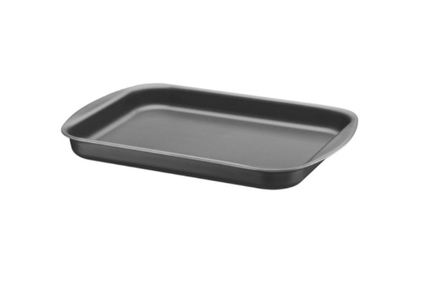 ASADERA RECT.  34CM RASA PARIS TRAMONTINA NEGRA