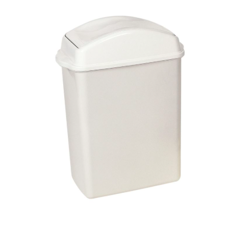 PAPELERA GRANDE TAPA VAIVEN 20.5 LT  SANREMO