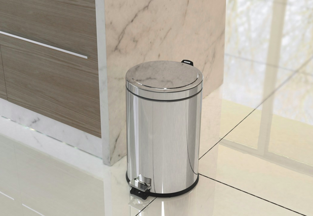 RECIPIENTE C/ PEDAL 12L T/ACERO INOX TRAMONTINA