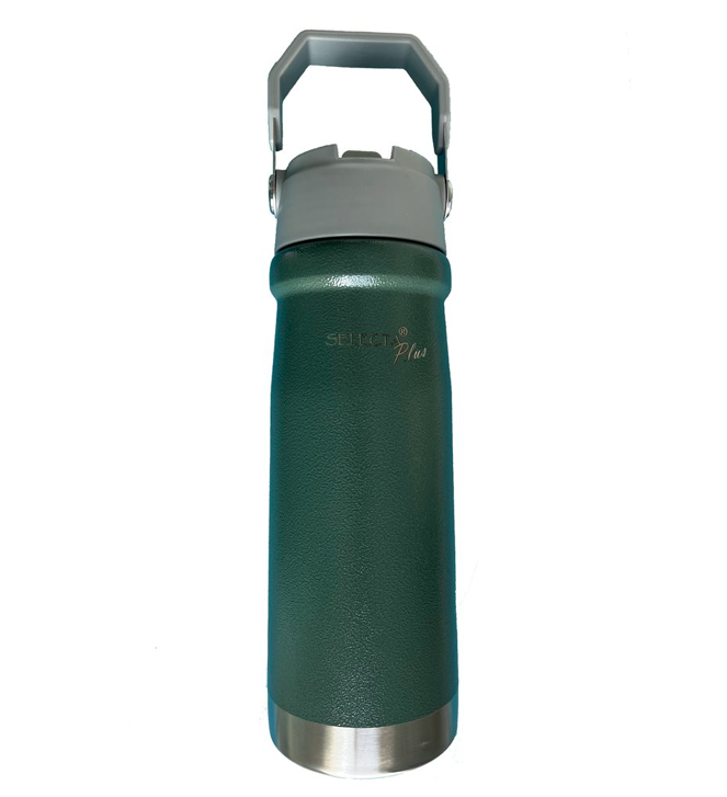 BOTELLA TERMICA 650ML DOBLE PARED VERDE SELECTA