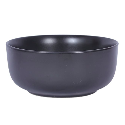 BOWL 15CM BORDE RECTO STONE NEGRO SELECTA 310056