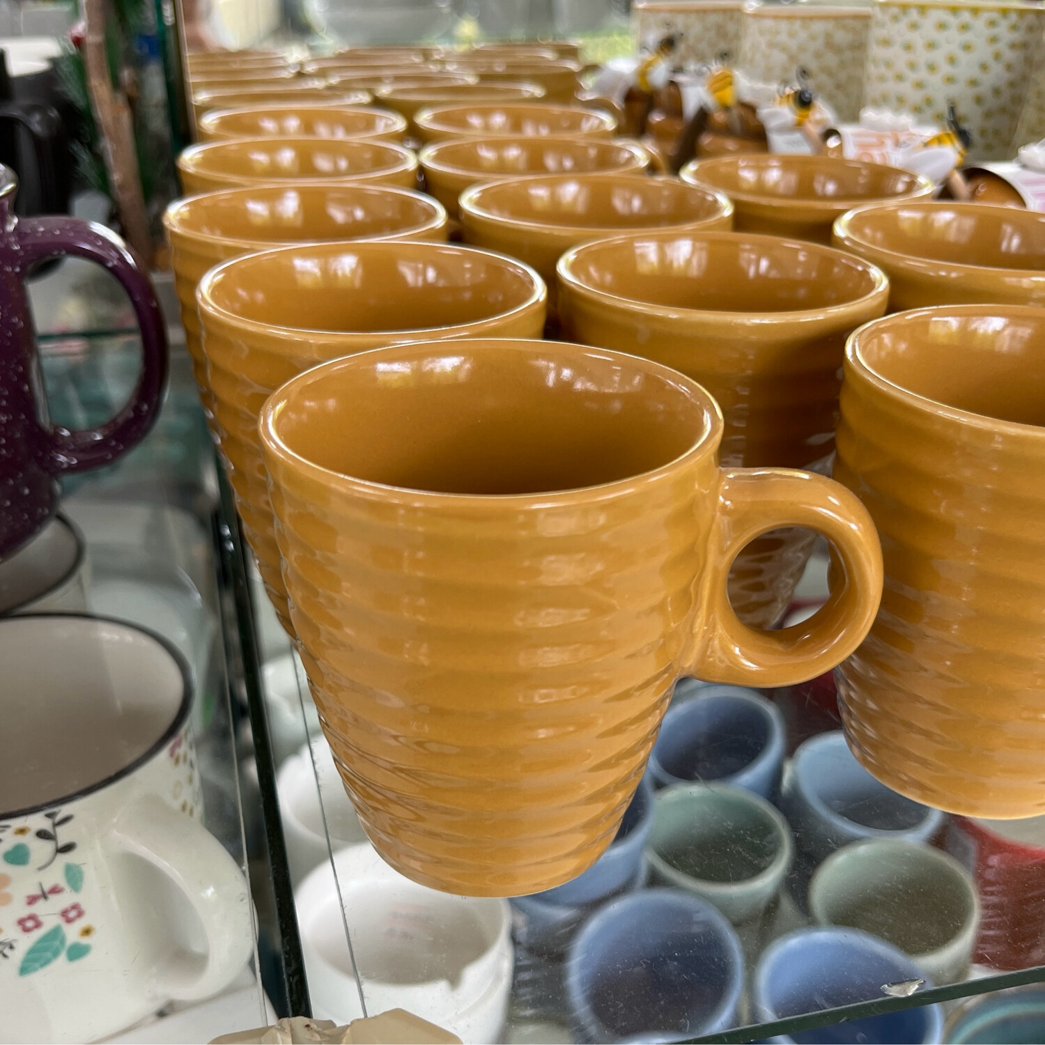 MUG DE LOZA 236ML COLORES SURT