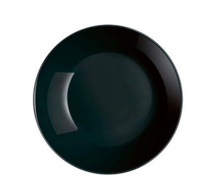 PLATO HONDO 20CM NEGRO DIWALI LUMINARC