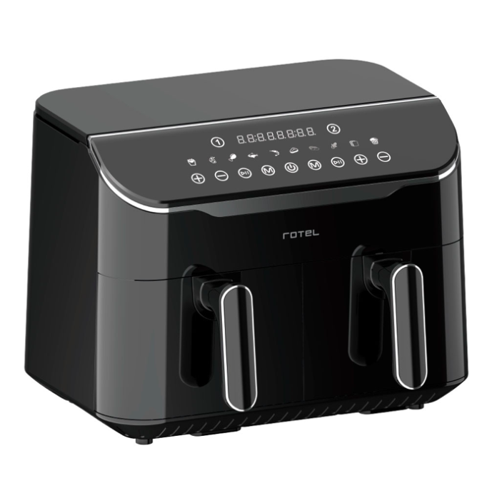 FREIDORA SIN ACEITE DUAL 8LTS DIGITAL  ROTEL