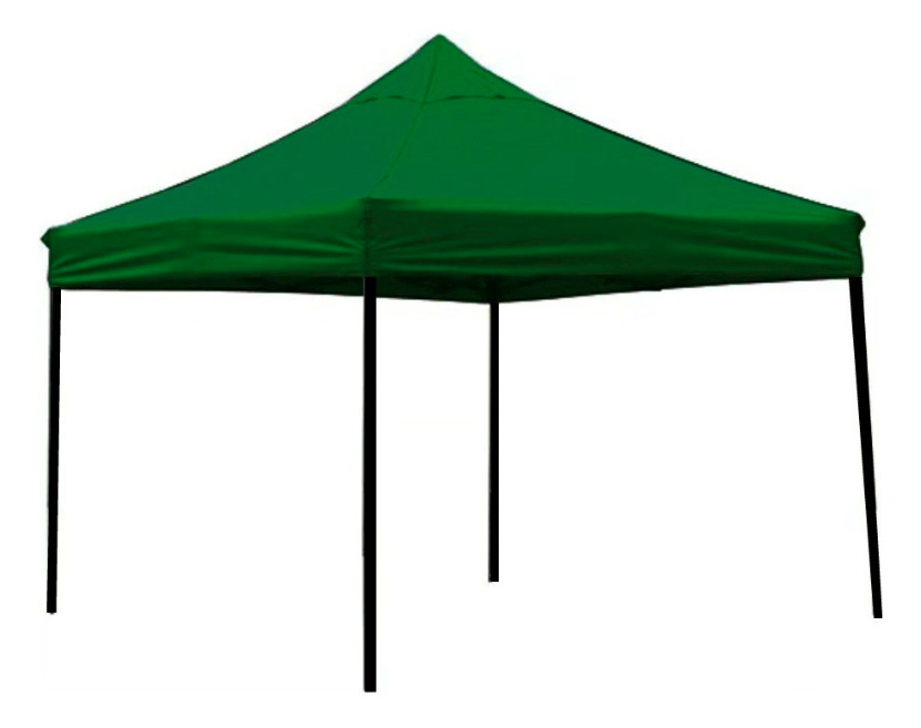 GAZEBO 3X3 VERDE MARTILLADO