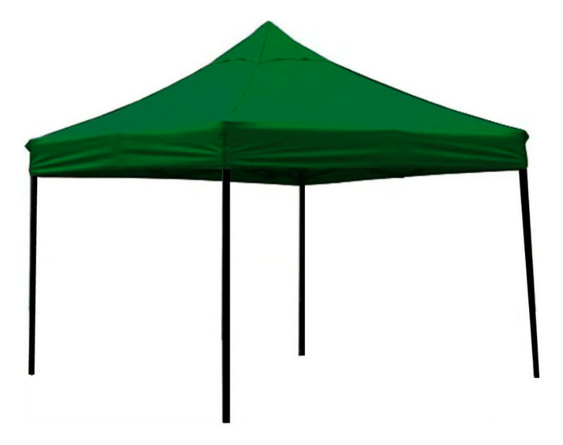 GAZEBO 3X3 VERDE MARTILLADO