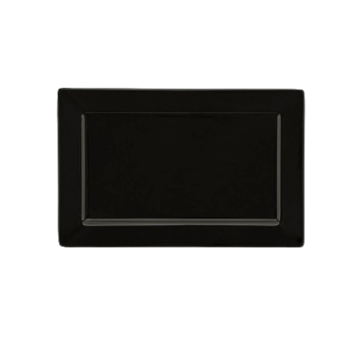 PLATO RECT 25X16 CM DEC 9704 NEGRO OXFORD
