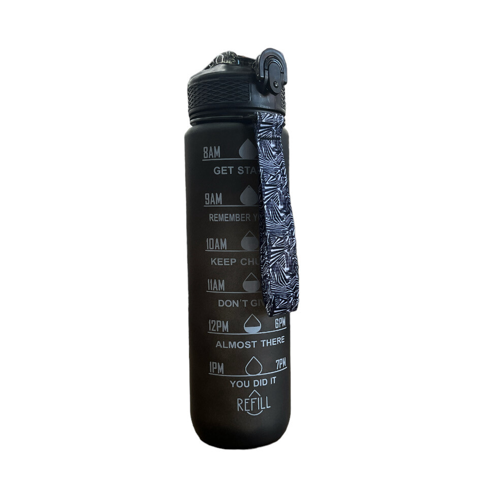 BOTELLA DEPORTIVA PLASTICA 1000ML DIF COLORES