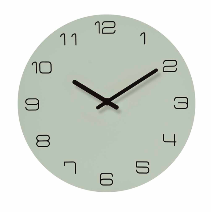 RELOJ DE PARED GRIS 30CM