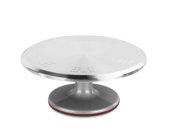 PLATO TORTA C/PIE 31CM ALUMINIO