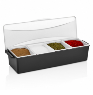 ORGANIZADOR P/ALIMENTOS 4 DIV GASTROPLAST