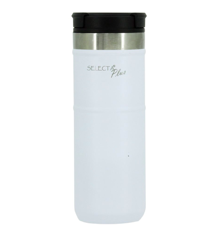 TRAVEL MUG DOBLE PARED BLANCO 500ML SELECTA