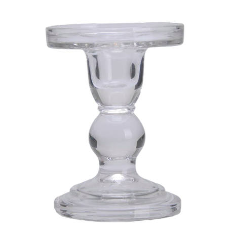 CANDELABRO VIDRIO D8.5XH11.5CM SELECTA