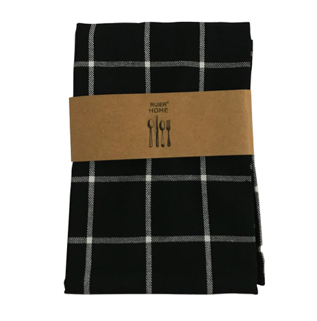 REPASADOR ALGODON 40x60 NEGRO SELECTA