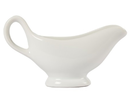 SALSERA 130ML LOZA BLANCA HR165-3OZ