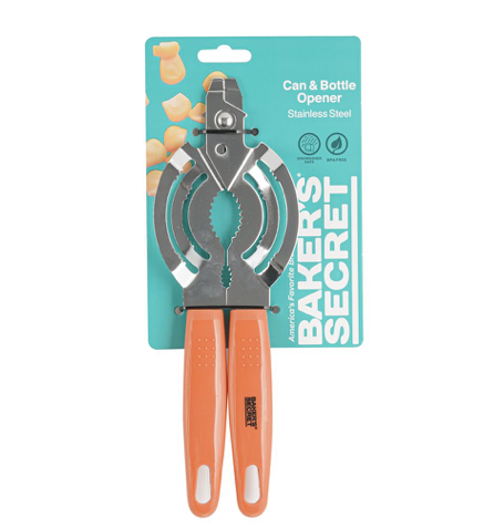 ABRIDOR DE FRASCOS Y BOTELLAS  BAKERS SECRET