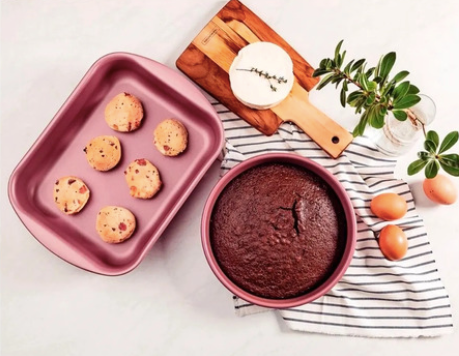 JGO DE ASADERAS 2PZAS ROSA TRAMONTINA