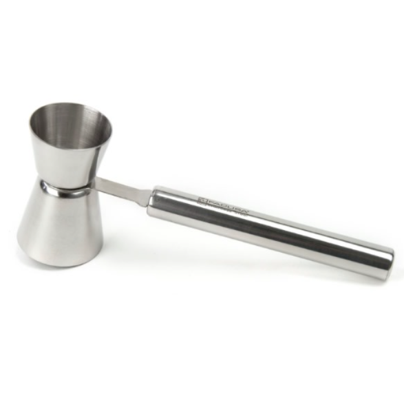 MEDIDOR DOBLE CON MANGO ACERO INOX 30/60ML PRISMA