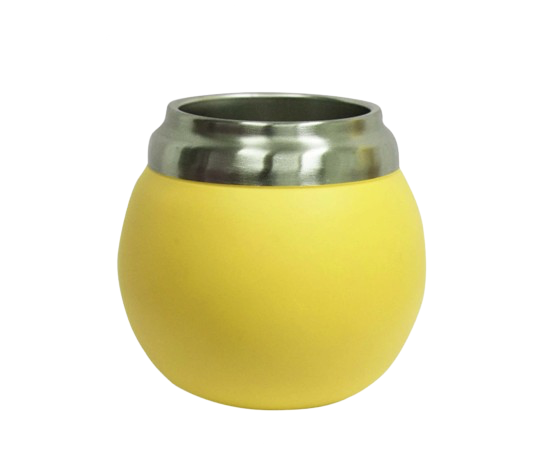 MATE CHICO AC.INOX AMARILLO COMET