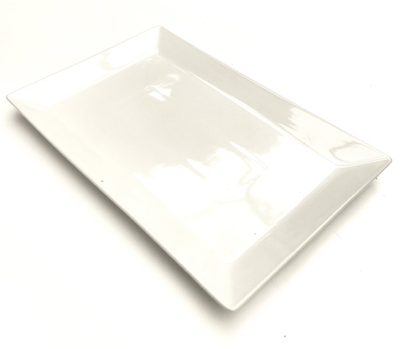 FUENTE RECT 42X27X3 BLANCA SELECTA