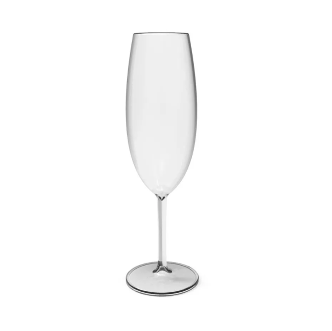 COPA CHAMPAGNE DE ACRILICO  280ML OU