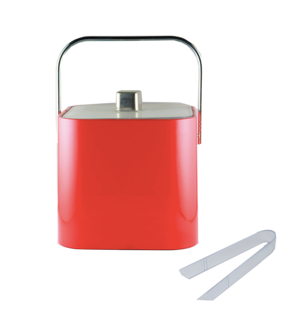 HIELERA ROJA 2LT CUADRADA C/ PINZA