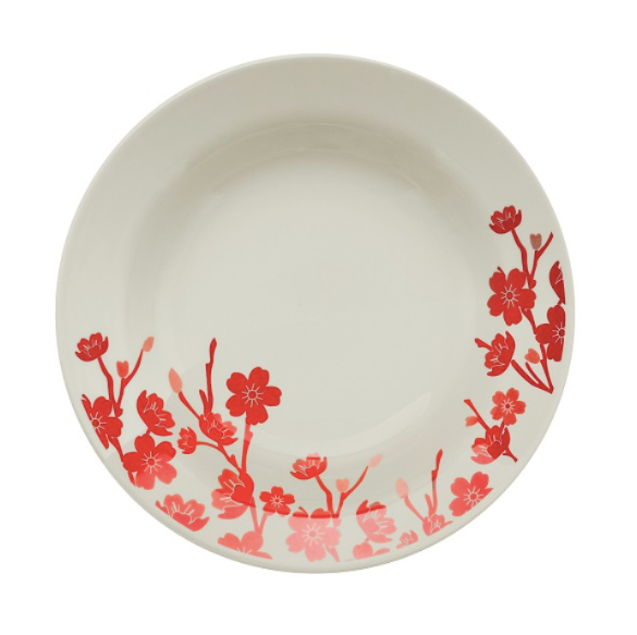 OXFORD DECORADO PLATO HONDO 21CM 5102 JAZMIN
