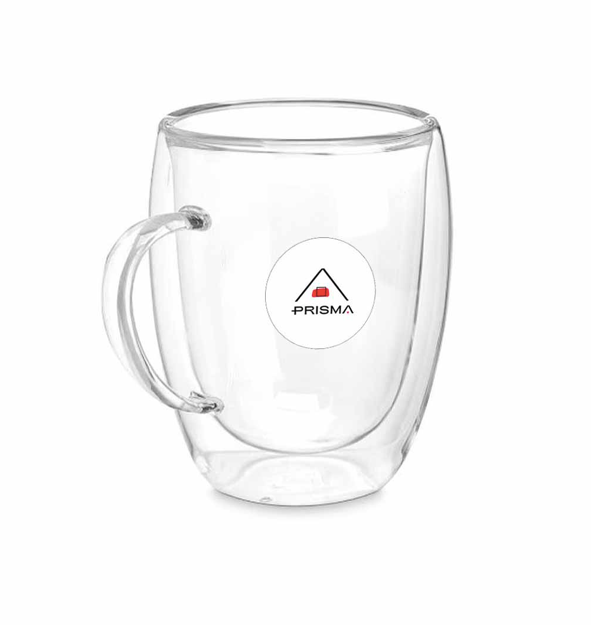 JARRO PRISMA VIDRIO DOBLE PARED 400ML