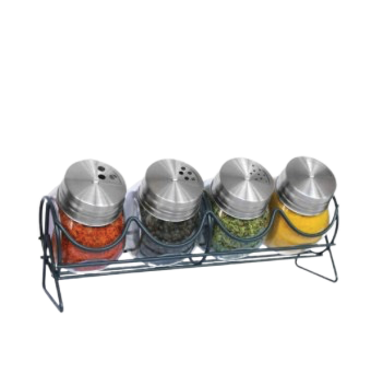 ESPECIEROS CON RACK HUDSON 5 PIEZAS