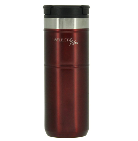 TRAVEL MUG DOBLE PARED GRANATE 500ML SELECTA